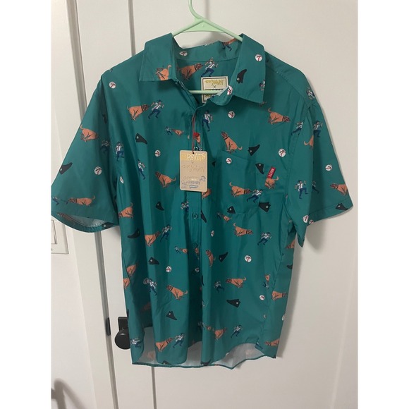 RSVLTS Other - RSVLTS The Sandlot Dare Mighty‎ Things Short Sleeve Button Up Shirt Mens Large